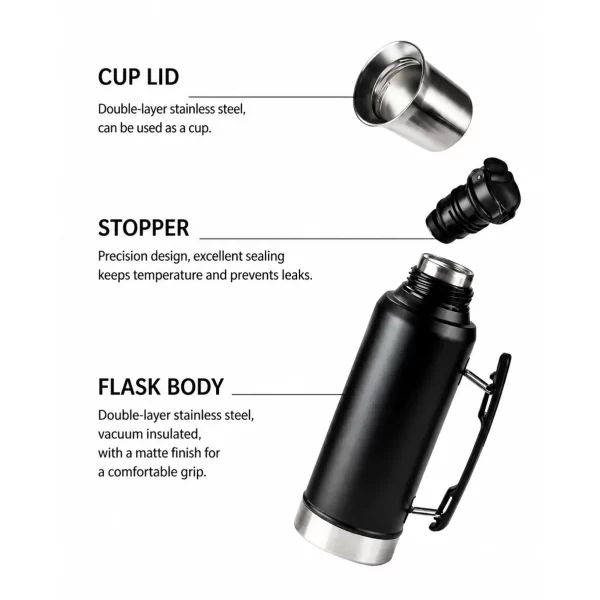 0d5e603b0dbe34232df7cc14c90f405be7b185e0dbab8e7df7df4cf86586f6e7 1L Stainless Steel Yerba Mate Thermos with Spout