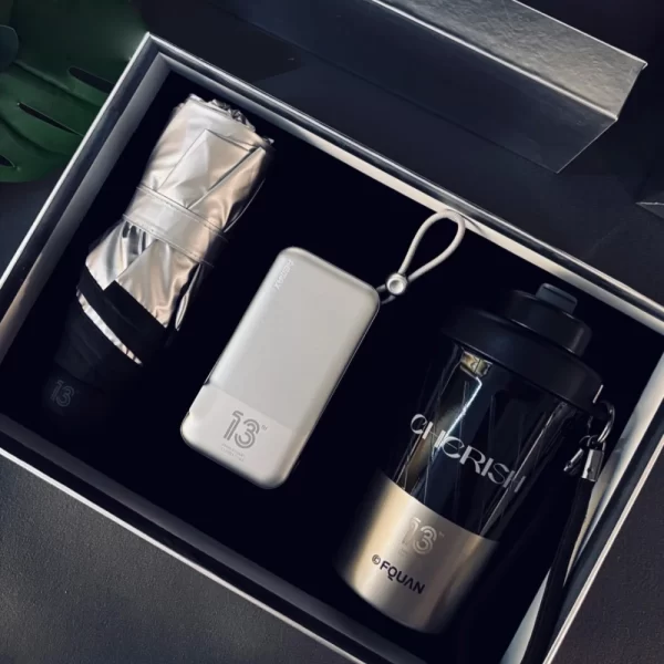 GS-BOX-07-57-4 Premium Vacuum Cup Business Gift Set with Accessories